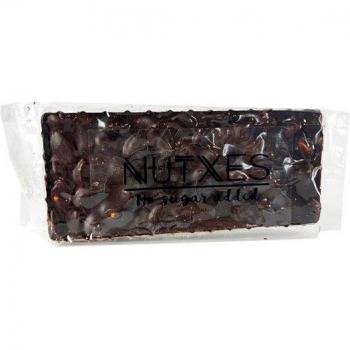 Turrón de Chocolate Negro con Almendras Sin Azúcar Nutxes 200 g