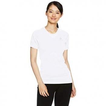 Odlo SUW Crew Neck s/s Performance Light, Mujer, Blanco, Large