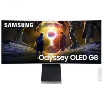 Monitor Gaming Samsung Odyssey OLED G8 34 UWQHD Curvo 175Hz 0,03 ms Plata