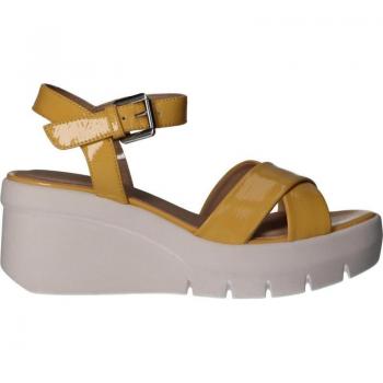 Sandalias de Mujer Geox D92CPB 000DE D Torrence con Plataforma Plana, Color Amarillo (Ocre), Talla 40 EU