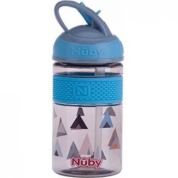 Taza con boquilla rígida 360ml Nûby para niños - Azul