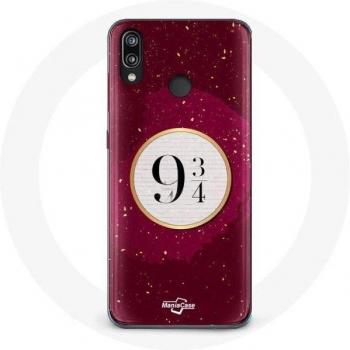 Funda suave roja sintética para Huawei P20 Lite - Harry Potter - Plataforma 9 3/4