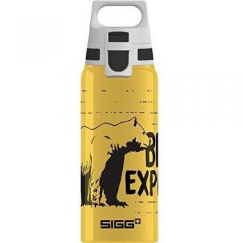 Botella de Agua Infantil SIGG Brave Bear 0.6L, Aluminio, BPA Libre, A Prueba de Fugas