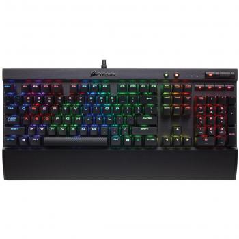 Corsair K70 LUX RGB Mechanical Gaming Keyboard with Cherry MX Red Switches, USB Passthrough and Media Controls