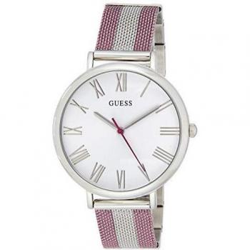 GUESS Reloj Analógico para Mujer de Cuarzo con Correa en Acero Inoxidable W1155L5
