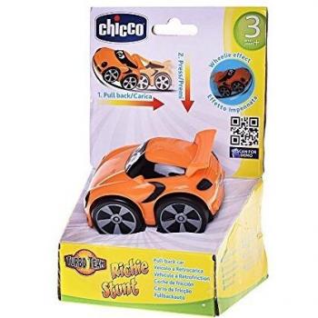 Chicco - Coche Turbo Touch Stunt Car, Richie Road, Color Naranja