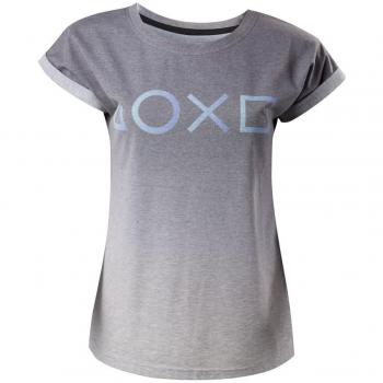Playstation Controller Buttons Camiseta Mujer Gris