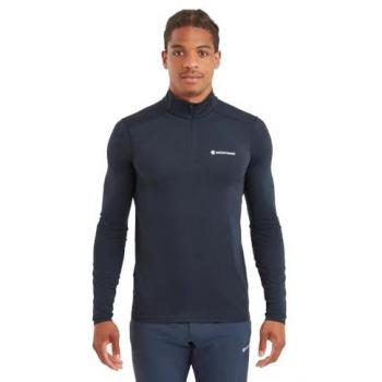 Montane Men's Dart XT Thermal Zip Neck Long Sleeved Top - Navy, Size: Medium