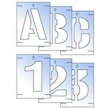 Scan 9406 100mm Letter and Number Stencil Kit
