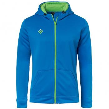 Izas Bulnes Sudadera, Hombre, Azul Royal/Verde Claro, 2XL