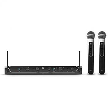 Sistema de micrófono inalámbrico LD Systems U308 HHD 2 con 2 micrófonos dinámicos de mano