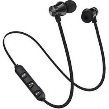 Auriculares Bluetooth 4.2 Inalámbricos Magnéticos con Banda para el Cuello, Estéreo de Metal con Micrófono para Todos los Teléfonos