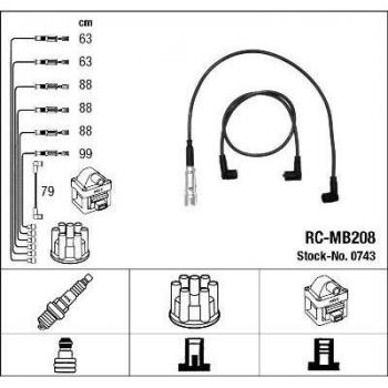 Cables de encendido NGK 0743