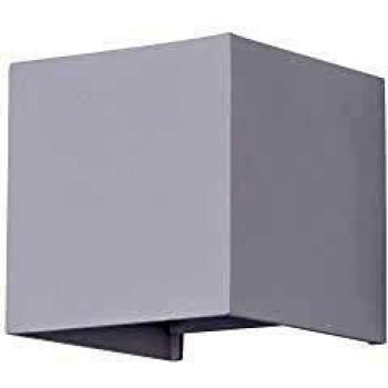 Aplique LED de exterior Maytoni Fulton, 10x10cm, blanco, IP54