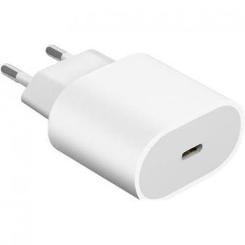 Cargador Pared USB-C Power Delivery 20W Carga Rápida Blanco