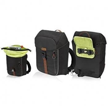 Xlc Einzelpacktasche BA-W31, Ausführung:Schwarz/Braun