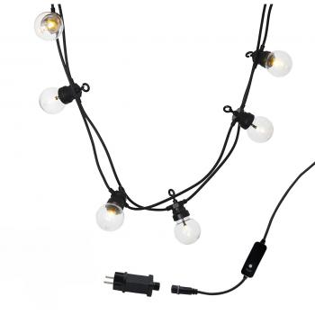Guirnalda de Luces LED Lumi Garden 8.7 m con 20 bombillas claras para fiestas