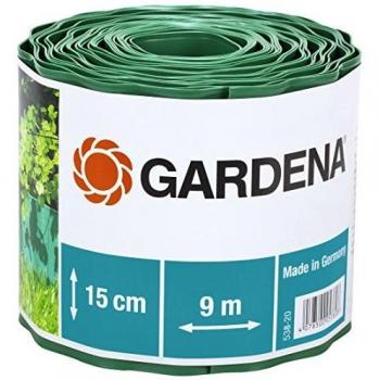 Gardena 538-20 - Cercadillo para Césped, Verde, 15 cm x 9 m