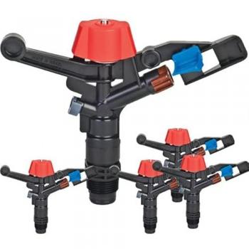 Pack de 5 Aspersores Agrícolas 5035SD Circulares 360º - Alcance 12-14 m, Caudal 1,24-1,62 m³/hora