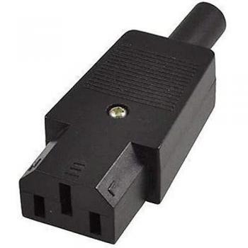 Adaptador de corriente IEC con enchufe C13