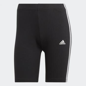 Adidas Mallas Cortas Essentials 3 Bandas Negro Mujer - Mallas cortas, color negro, diseño con 3 bandas características de Adidas, para mujer