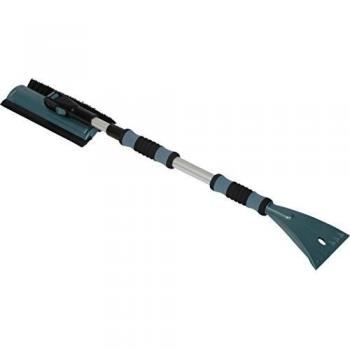 Rascador de Hielo y Cepillo Telescópico HP Autozubehör - Plástico y Metal, 71-122 cm, para Camper, Van, SUV, Automóviles, Camiones y Buses
