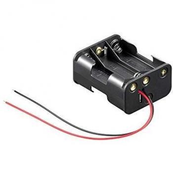 Soporte de Batería AA para 6 Pilas LR6 AA con Cable de 200mm