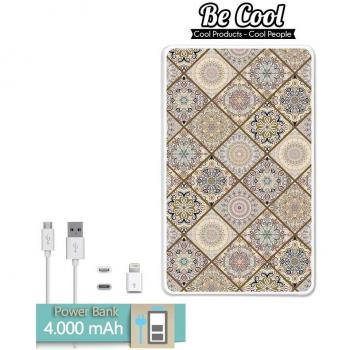 Becool® - Batería Externa Power Bank 4000 mah + Gratis 1 cable USB-MicroUsb