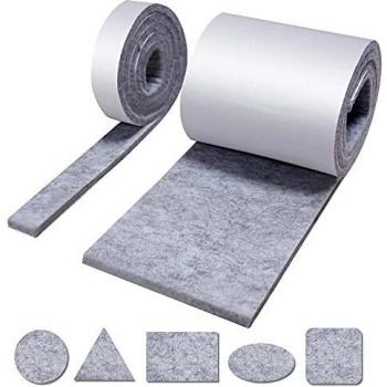 Fieltro Adhesivo,2 Rollos Muebles Fieltro Cinta