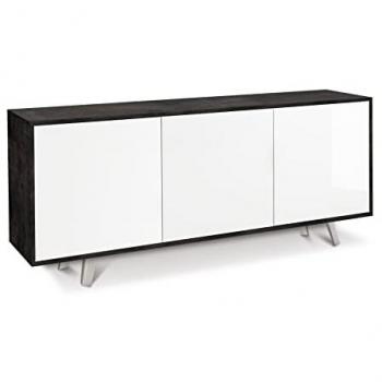 Móvil 3 Puertas Kit L182 Óxido Negro y Color Blanco Brillante - Sarmog