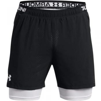 Under Armour Pantalones Cortos Vanish Woven 2-en-1 Vent para Hombre, Color Negro, Talla XS