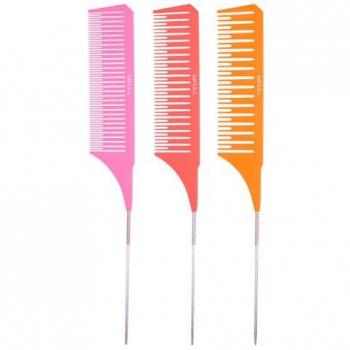Set de Peines Especial para Mechas Bifull Layering Comb Neon, Pack 3 Unidades