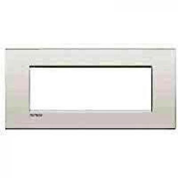 Placa Bticino Livinglight Air 7 Módulos Blanco Puro LNC4807BN