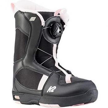 K2 Lil Kat - Botas de Snowboard para niña, Color Negro y Rosa