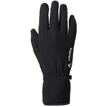 VAUDE Basodino III Touchscreen-Compatible Multisport Gloves - Men's Black Size 9