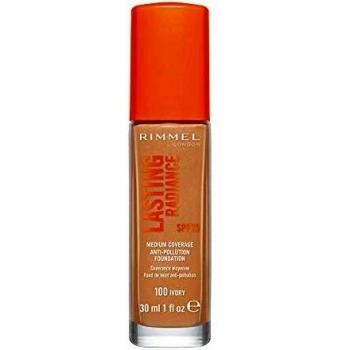 Rimmel London Lasting Radiance Illuminating Foundation SPF 25 Shade 100 Ivory 30 ml