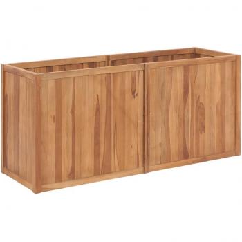 vidaXL Garden Raised Bed 150x50x70 cm Solid Teak Wood