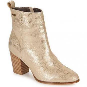 Les Tropéziennes par M Belarbi MELYNE Women's Low Ankle Boots in Gold