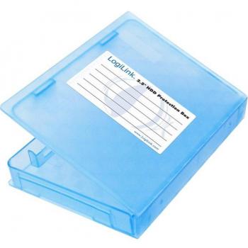 Caja de protección para discos duros 2,5 LogiLink UA0131, color azul