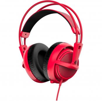 SteelSeries Siberia 200 Auriculares de juego, Forged Red