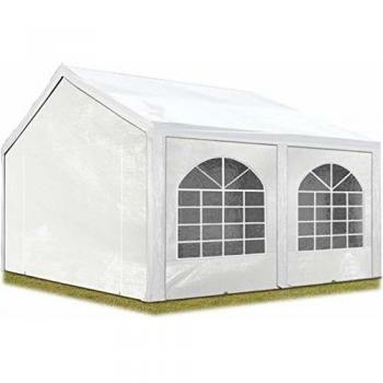 Carpa de fiesta TOOLPORT 3x4 m, alta calidad, lona PE 450, blanca