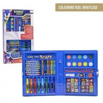 Set de papelería para colorear Sonic Prime