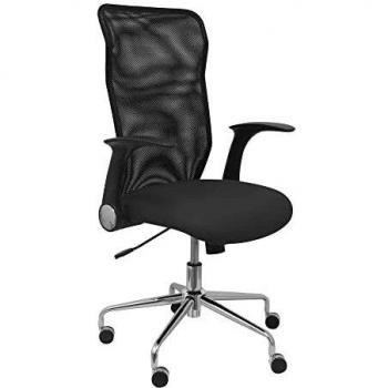 Silla Minaya similpiel negro marca PIQUERAS Y CRESPO