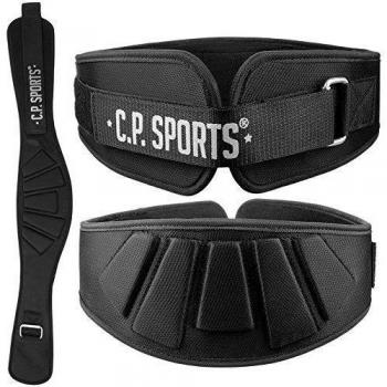 C.P. Sports Trainingsgürtel Profi Ultraleicht - Cinturón con Peso, Color Negro, Talla 2XL