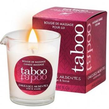 RUF - TABOO VELA DE MASAJE PARA ÉL CARESSES ARDENTES AROMA HELECHO