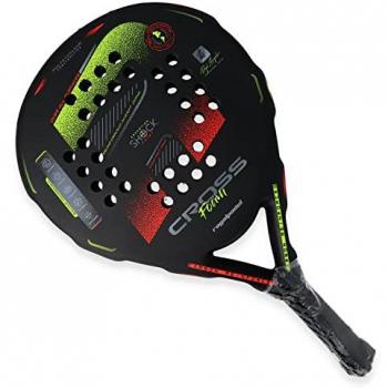 Palas de pádel Royal Padel Cross 2021, características: forma de lágrima, balance medio, núcleo de goma EVA, superficie de fibra de vidrio, diseño atractivo y moderno
