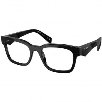 Prada PR A10VF Asian Fit 16K1O1 Men's Eyeglasses Black Size 54 - Frame Only - Blue Light Block Available