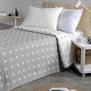VIALMAN Colcha, Gris, Cama 90: 180 cm X 270 cm