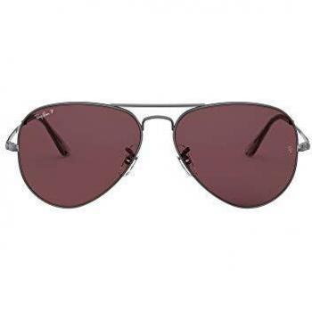 Ray-Ban Aviator Metal II Sunglasses, Gunmetal, Size 62 MM