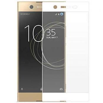 Todotumovil Protector de Pantalla Xperia XA1 Ultra Blanco Completo 3D Cristal Templado Vidrio Curvo para movil